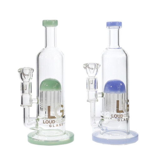 10 INCH LOUD CLOUD GLASS TREE ARM PERCOLATOR WATER PIPE 656GM 